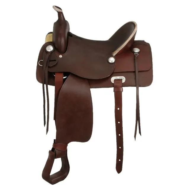 King Series All Around Hard Seat Trail Saddle KS355