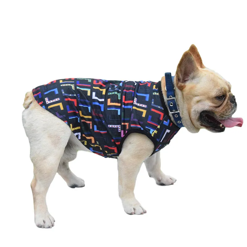 Letter Full Print Dog Vest Pet Suit