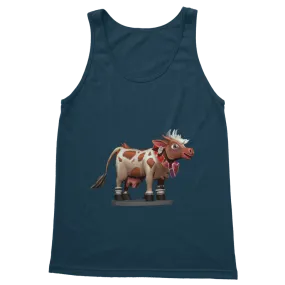 Light Brown Cow Classic Adult Vest Top