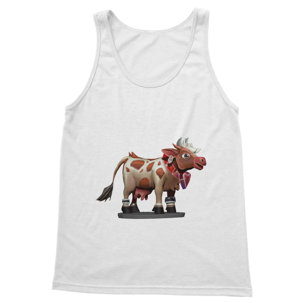 Light Brown Cow Classic Adult Vest Top