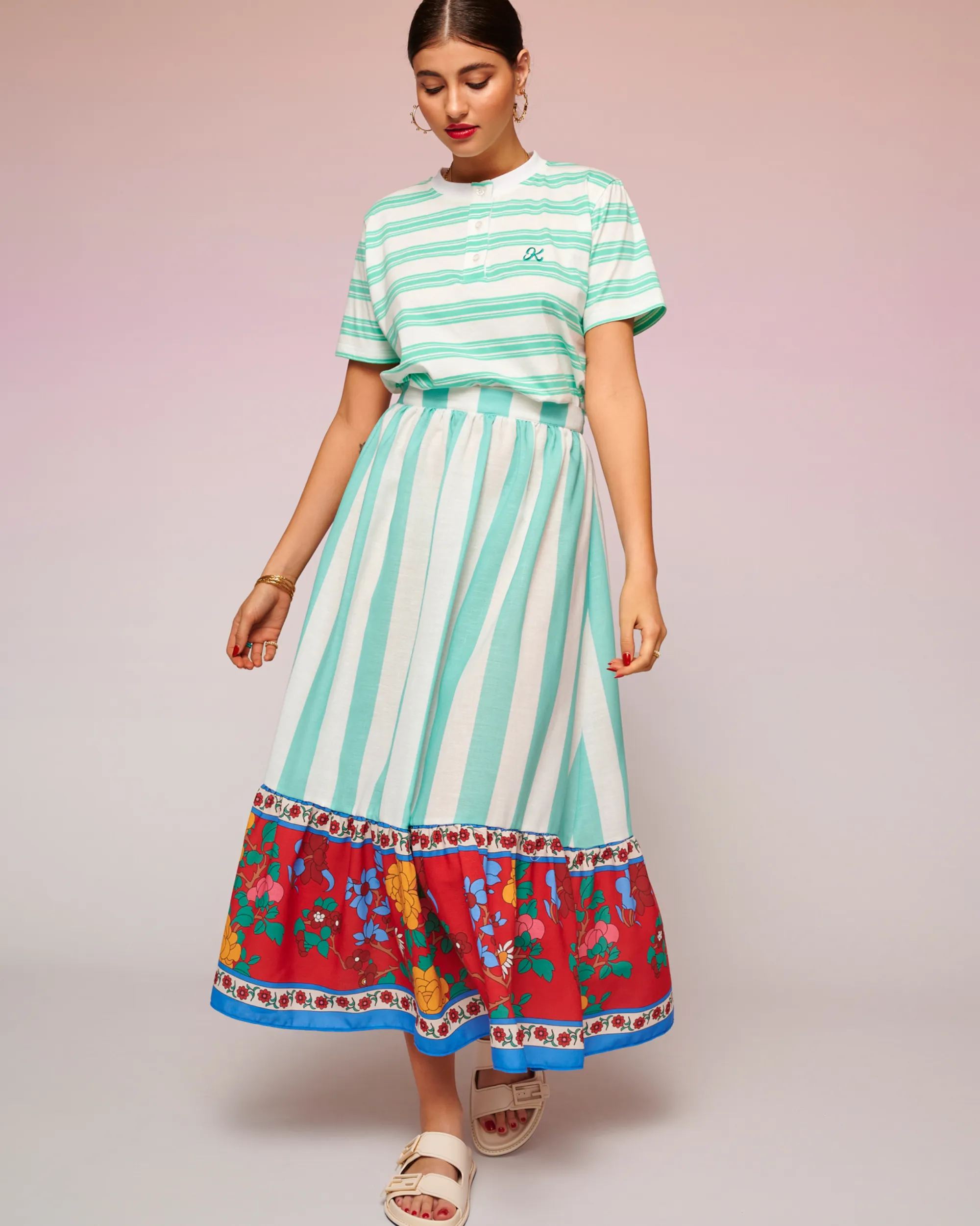 Mariloo Skirt | Mint