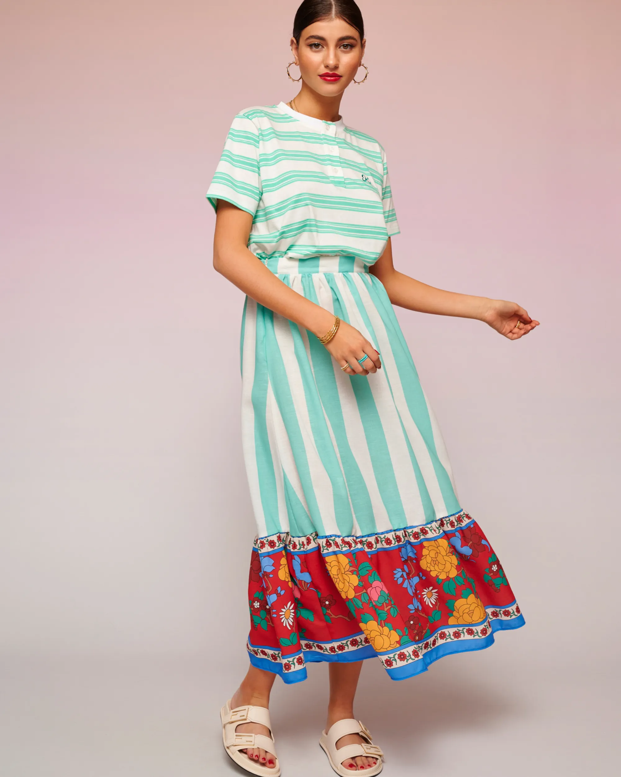 Mariloo Skirt | Mint