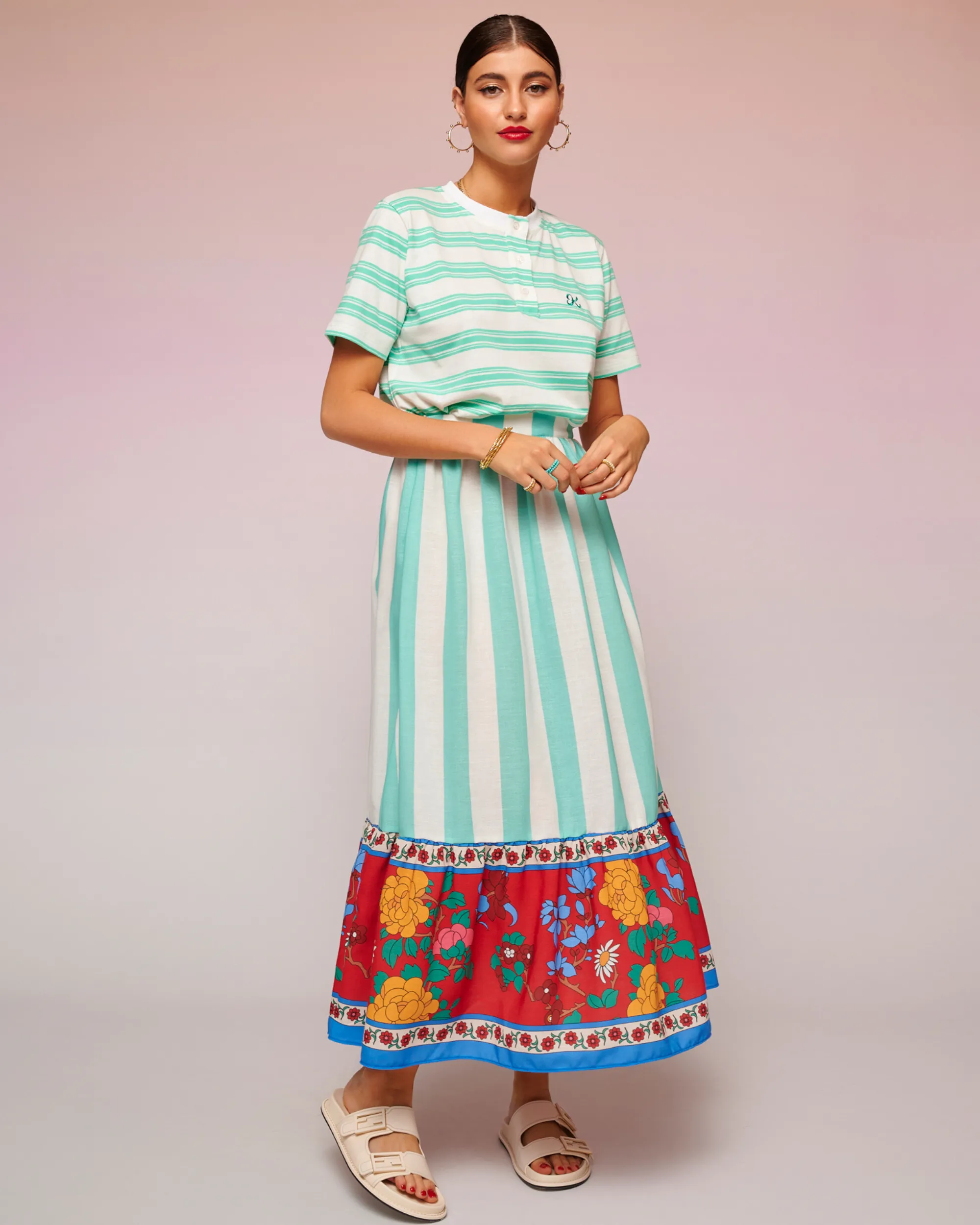 Mariloo Skirt | Mint