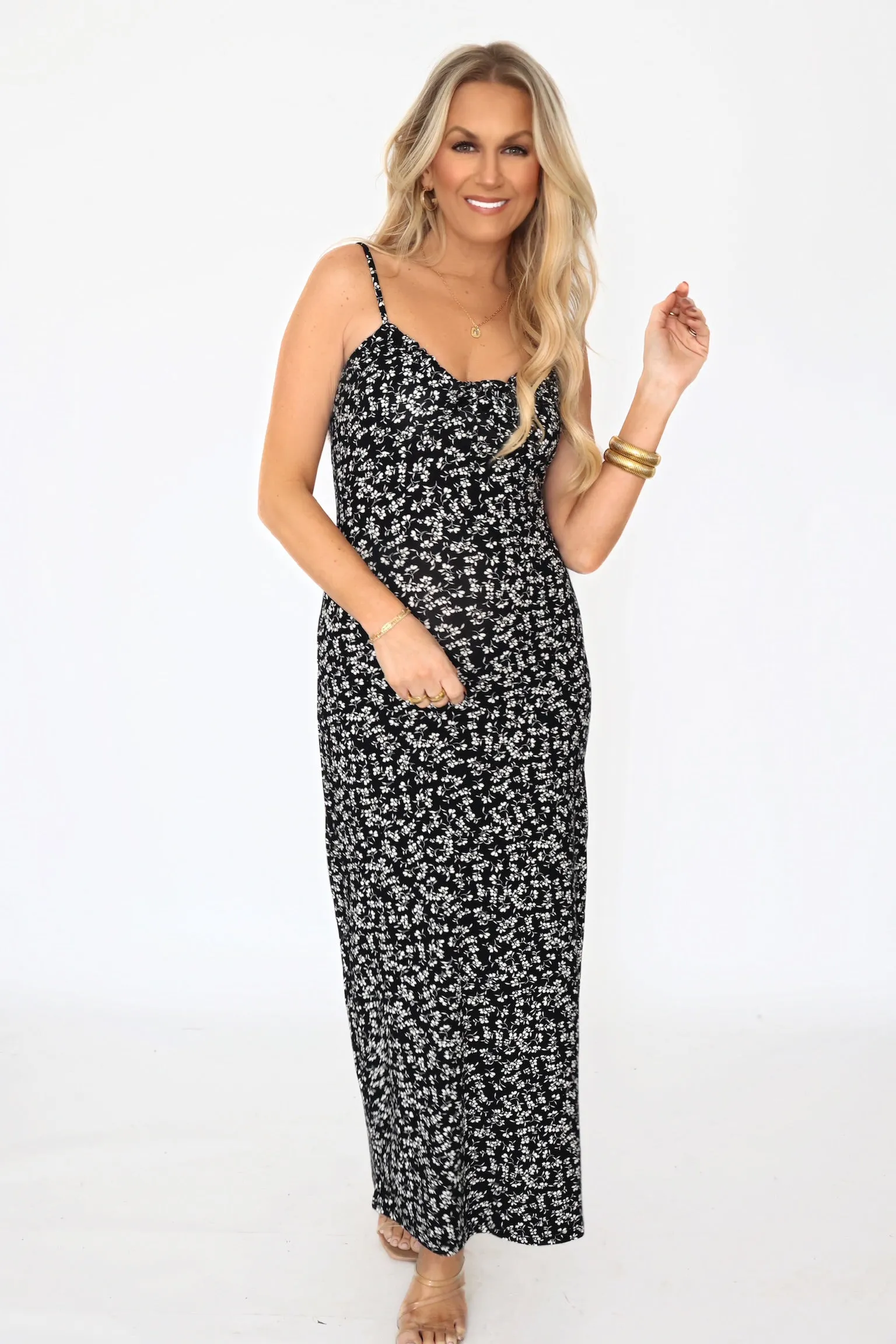 Melinda Gia Ditsy Midi Dress (FINAL SALE)