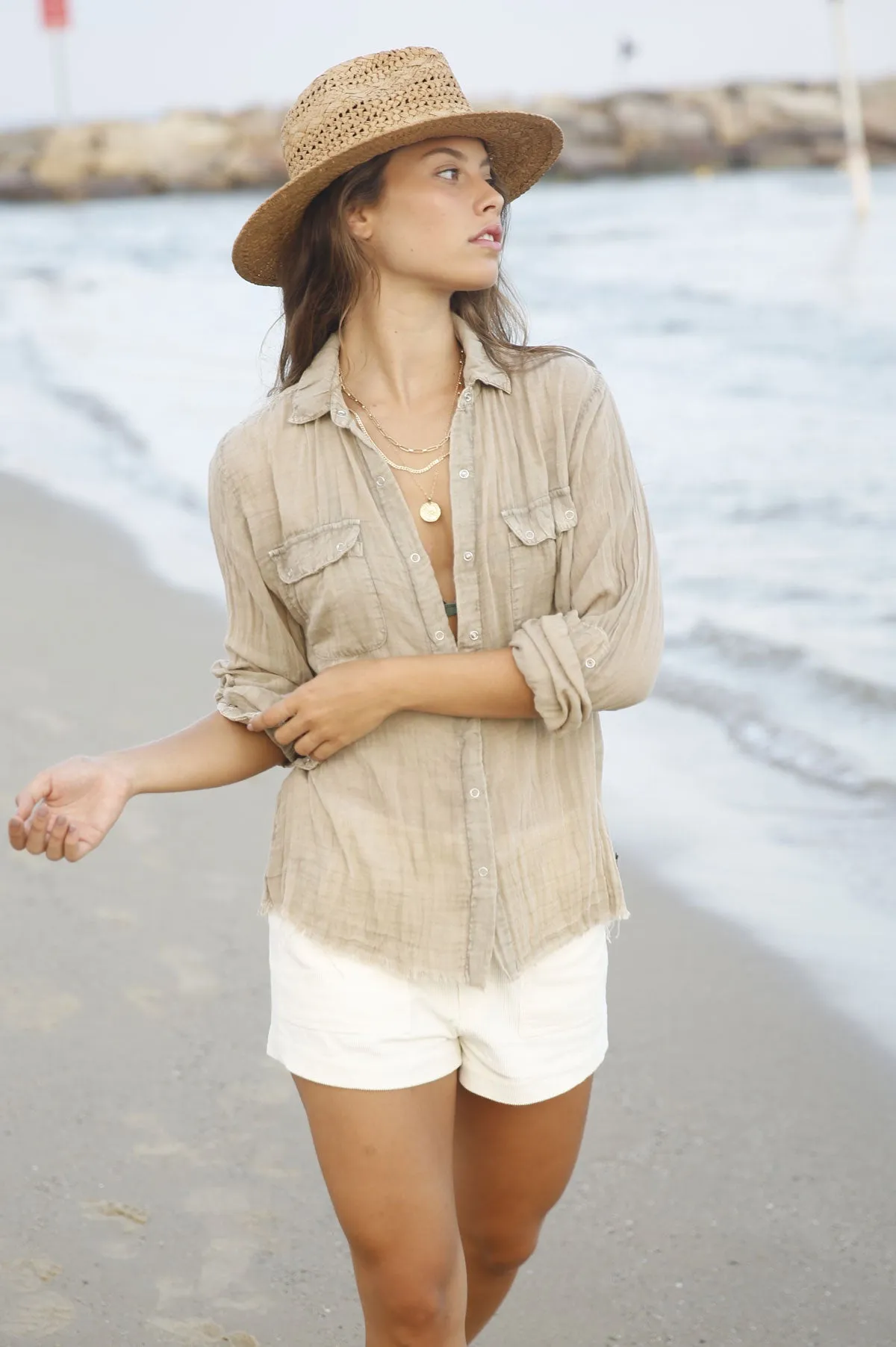 Mocca Classic Gauze Shirt