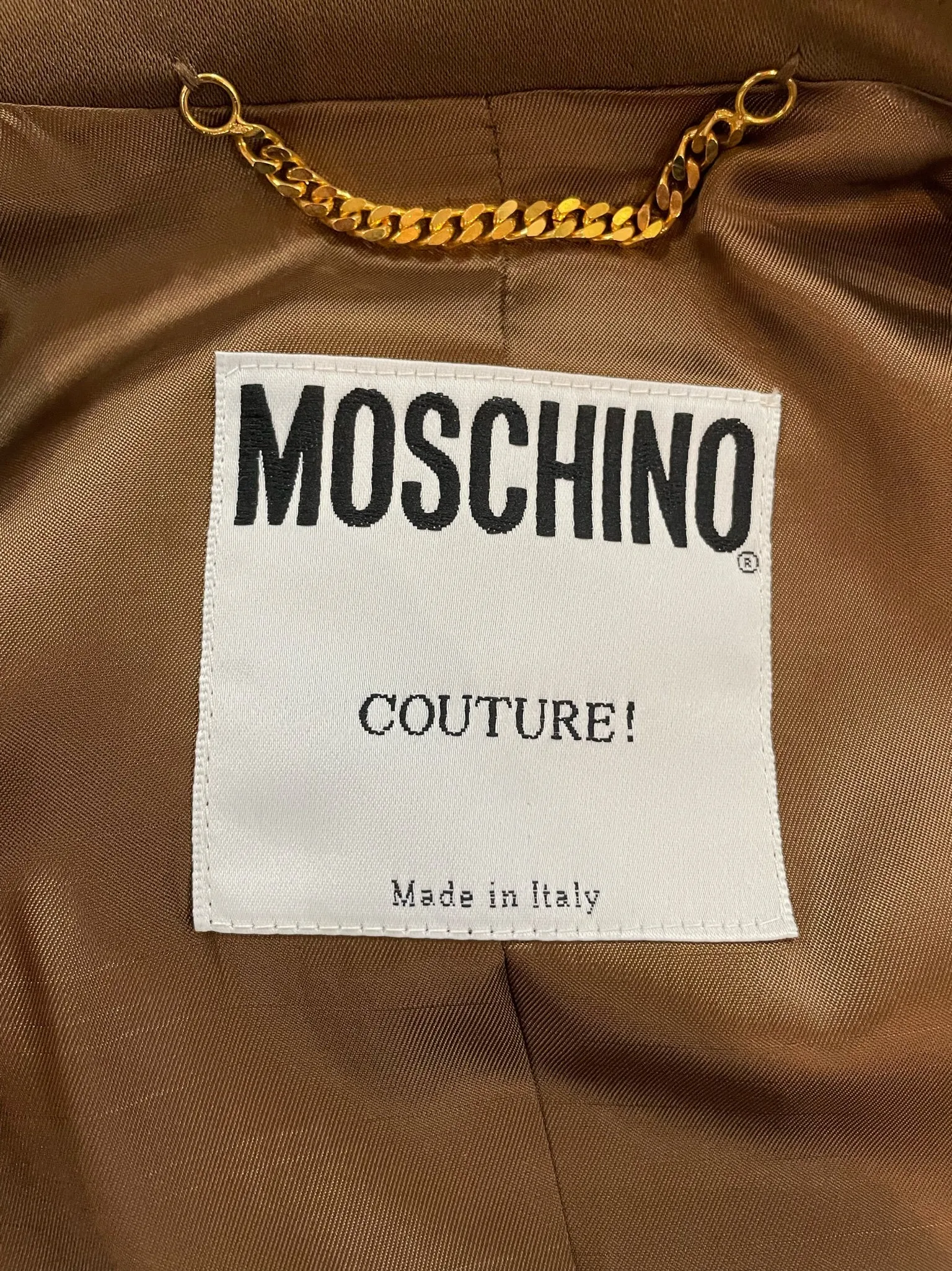 Moschino 90s Color Block Coat Dress WHERE?