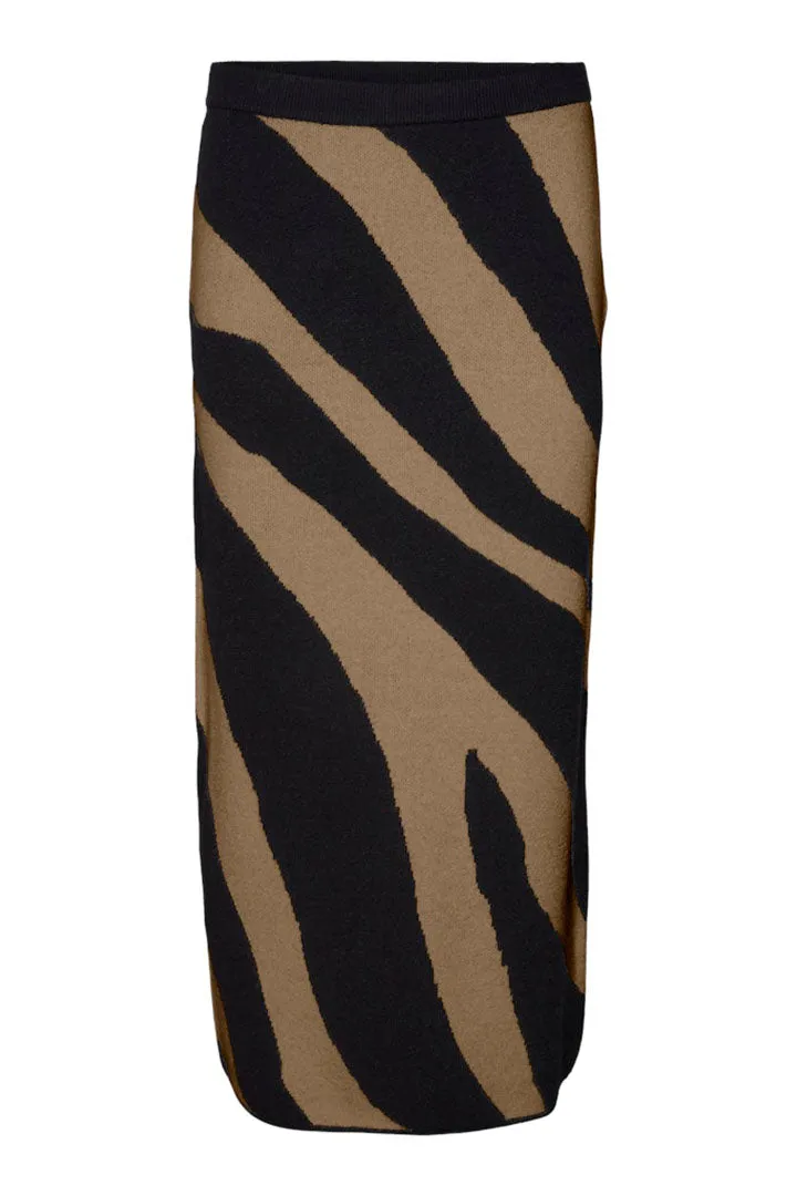 Nancy Tiger Print Skirt