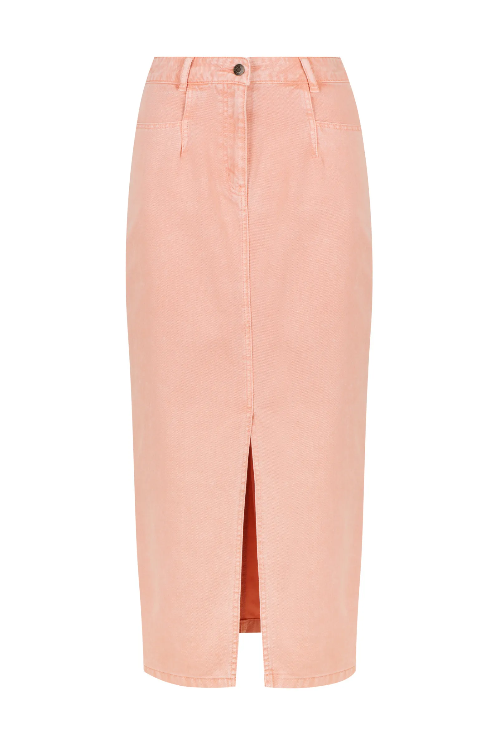 Noir Denim Skirt - Blush