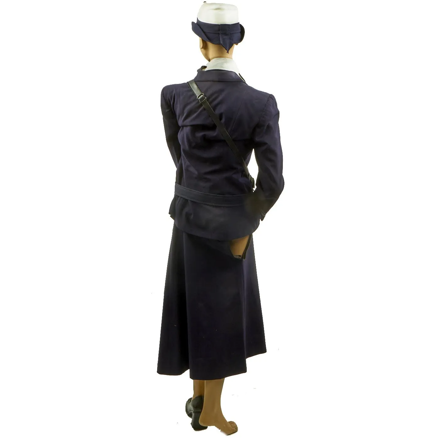 Original U.S. WWII Coast Guard Female S.P.A.R.S. Service Dress Uniform With Identified Issue Purse - With Mannequin