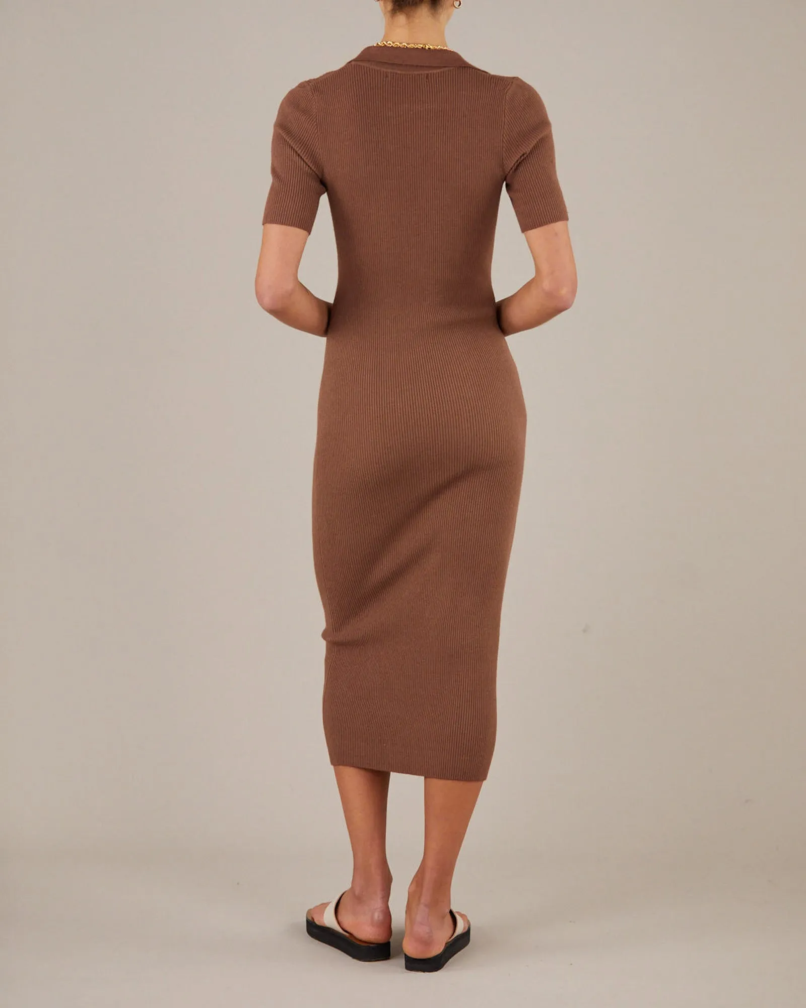 Pablo Knit Dress - Cocoa