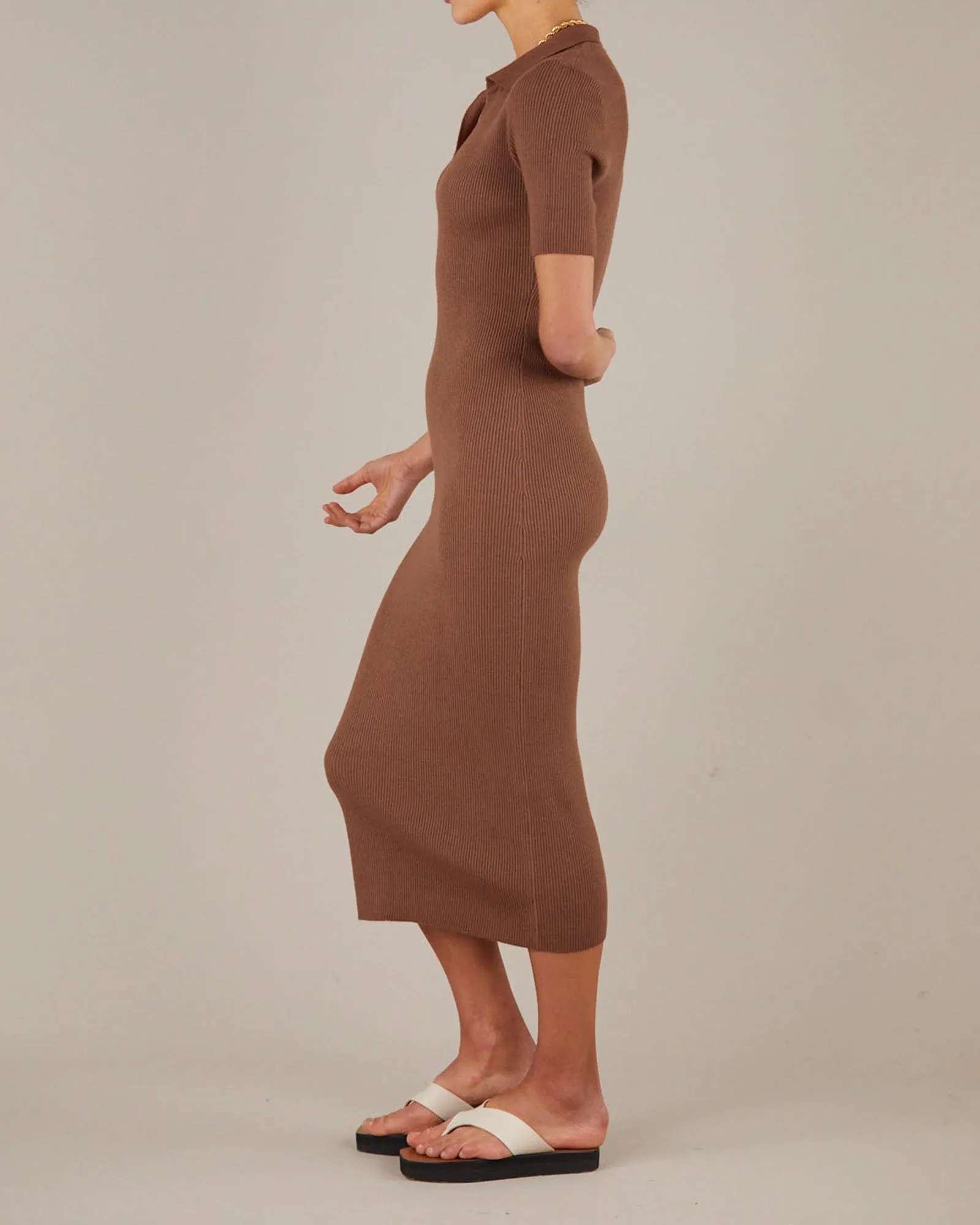 Pablo Knit Dress - Cocoa