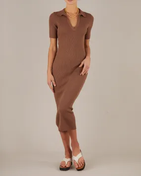 Pablo Knit Dress - Cocoa