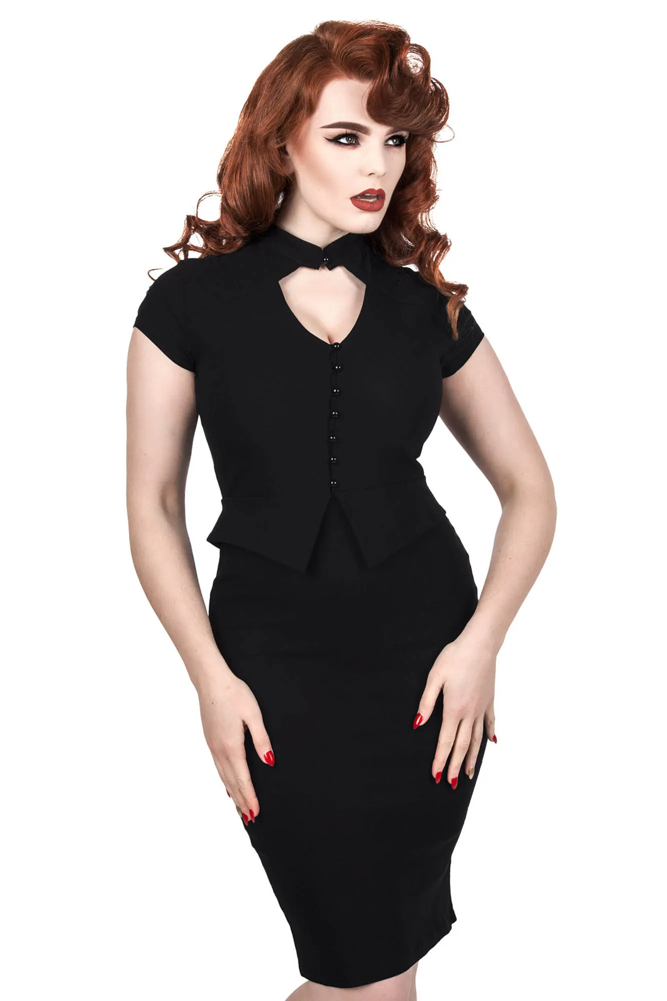 Parlor Pin-Up Midi Dress [B]