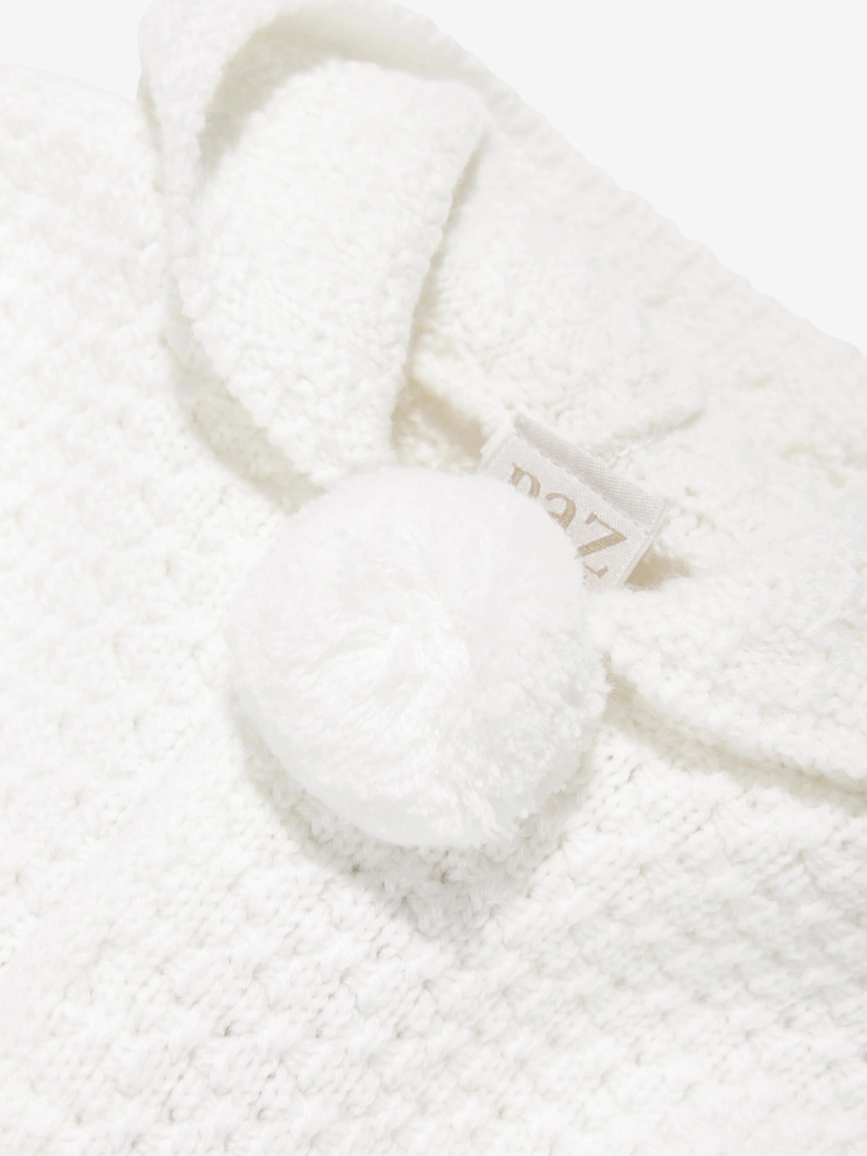 Paz Rodriguez Baby Wool Knitted Coat in Ivory