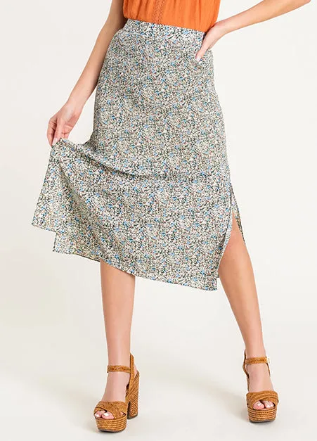 Pleated Midi Skirt