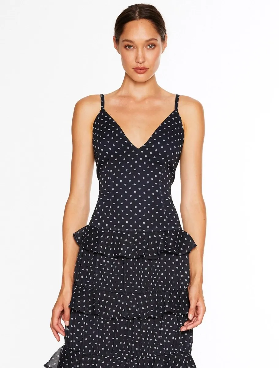 POWER MOVE MIDI DRESS