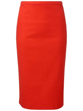 Pure Collection Tomato Red Belford Pencil Skirt UK 20 US 16 EU 48 BNWT RRP £70