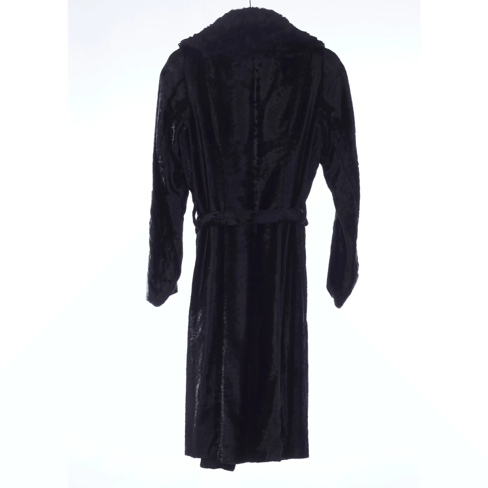 Replay Vintage Black Long Sleeved Full Length Coat UK Size 6.