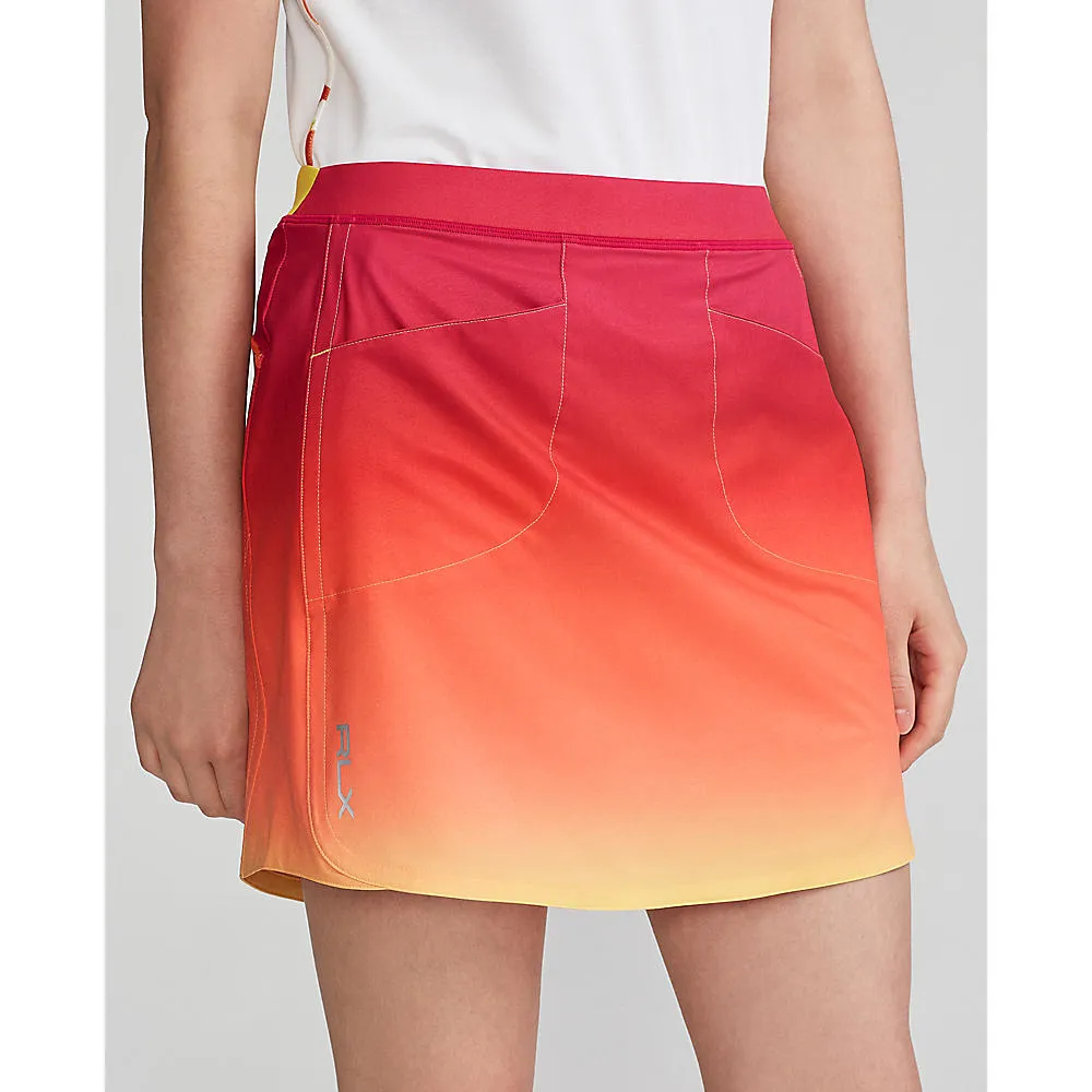 RLX Ralph Lauren Women's Printed Aim Skort 17" - Sunset Ombre