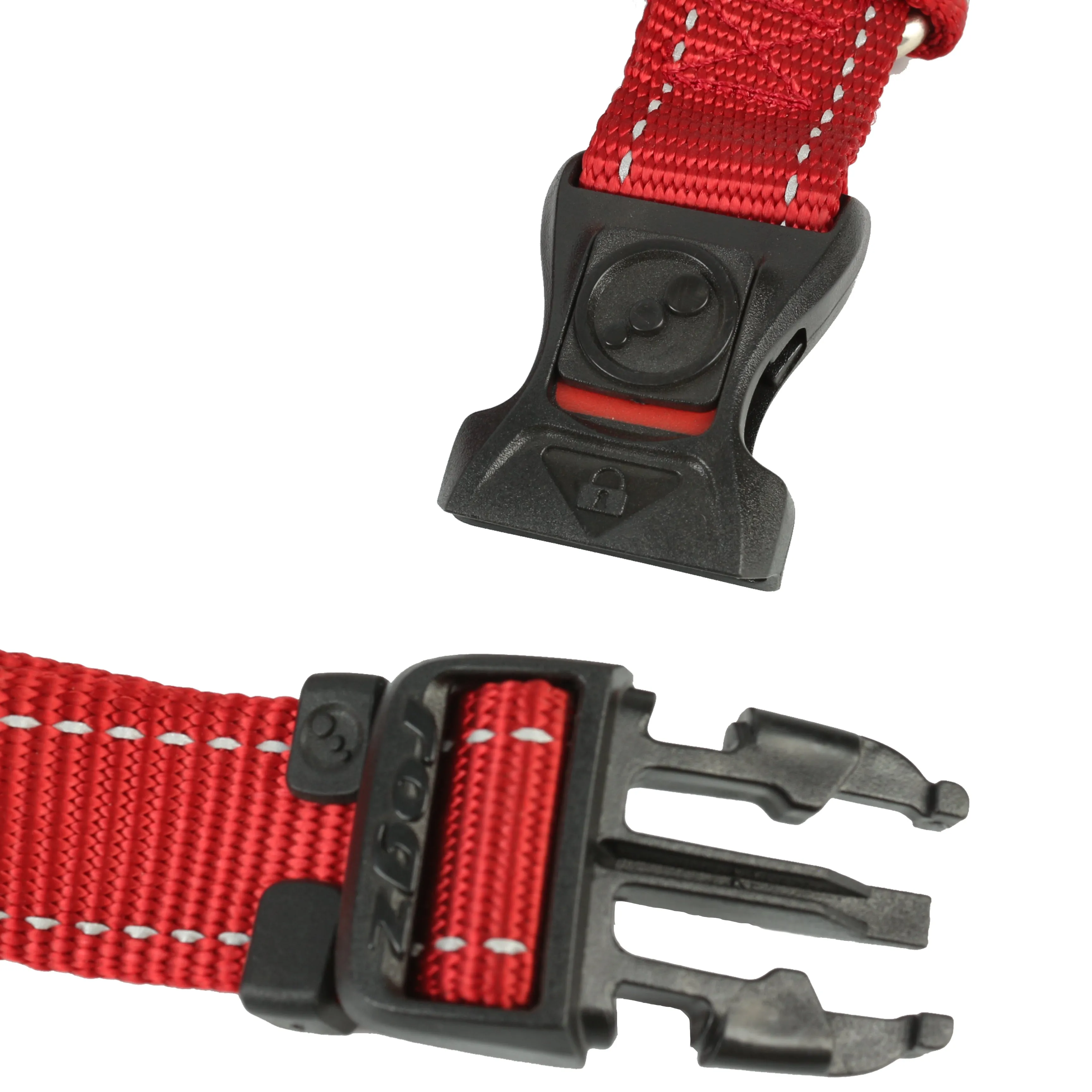 Rogz Classic Reflective Harness Red