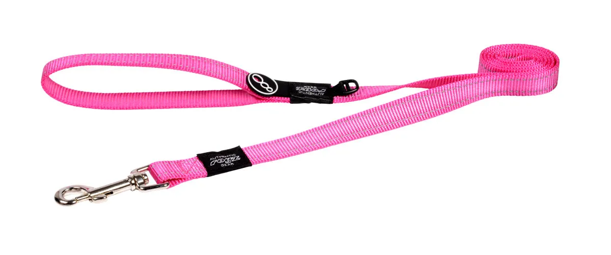 Rogz Classic Reflective Lead Pink