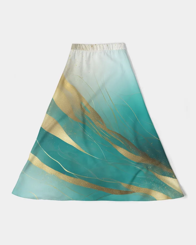 Santa Barbara Collection: Printed A-Line Midi Skirt (MW House of Style Signature)