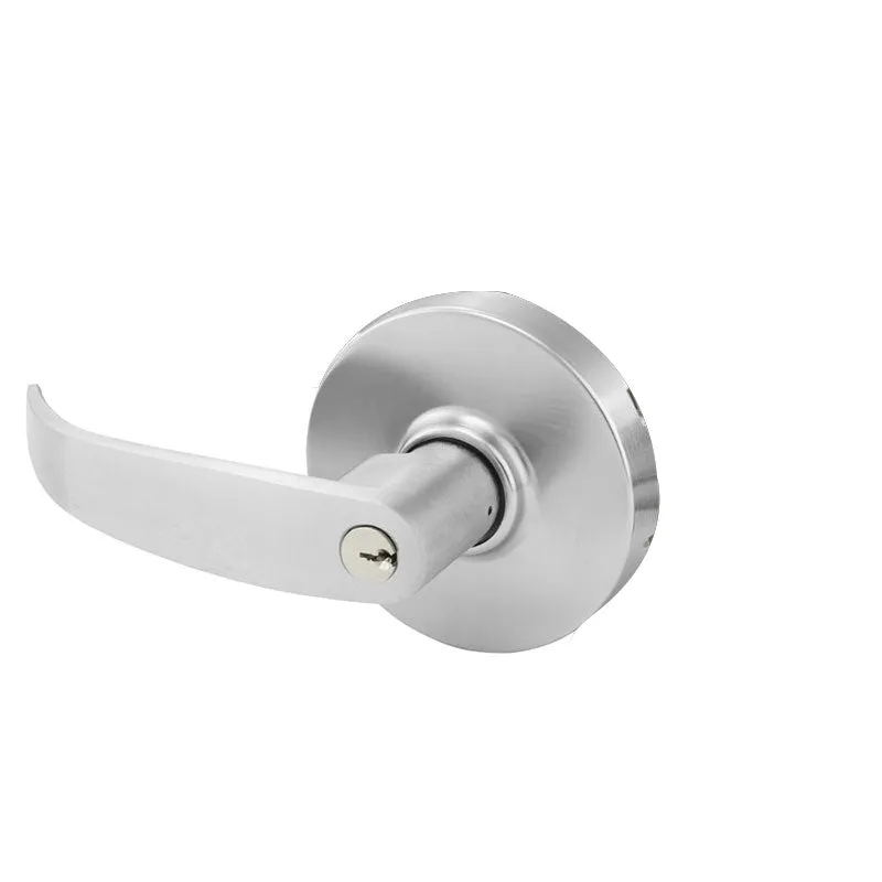 Sargent 28-K-LP Nightlatch Lever Exit Device Trim, L-Rose, P-Lever, LA Keyway, Keyed Random