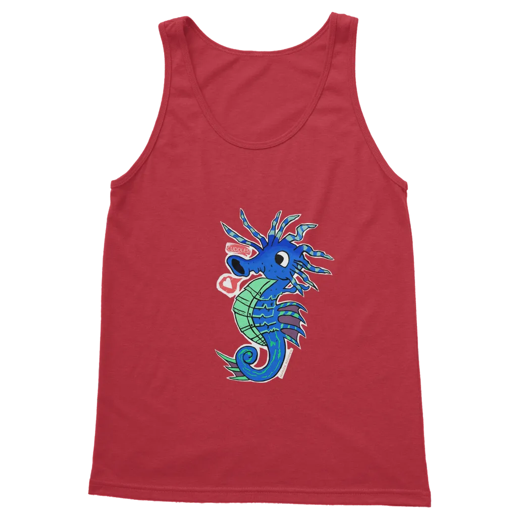 Scribblers the Seahorse Classic Adult Vest Top