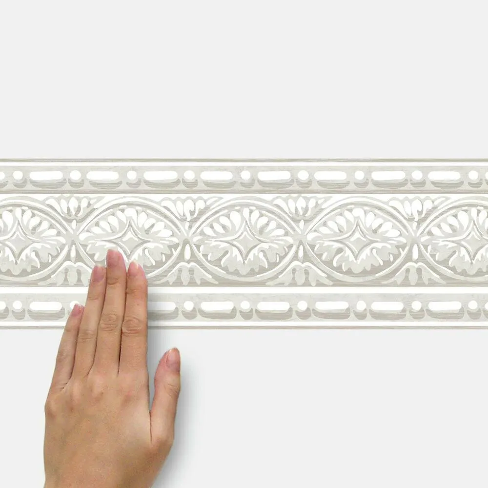 Sculpted Architectural Peel and Stick Border