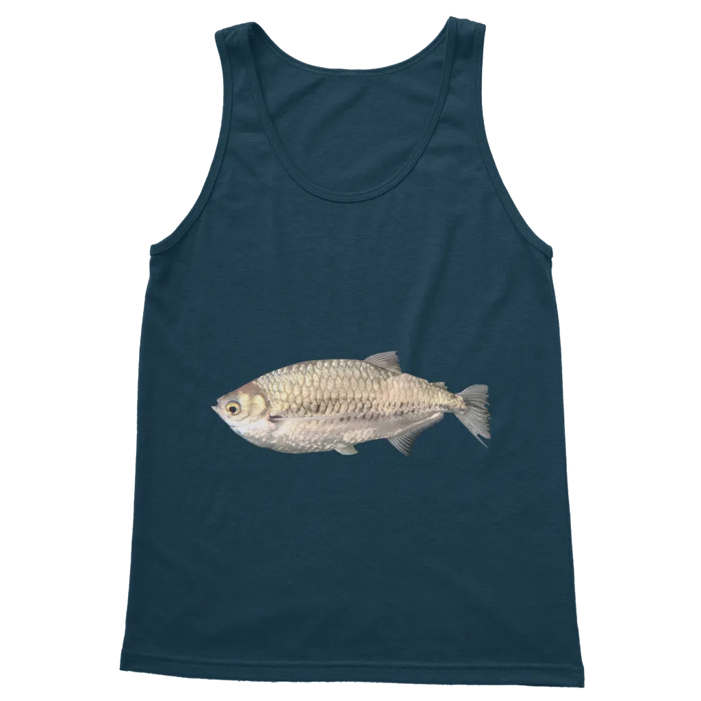 Silver Fish Classic Adult Vest Top