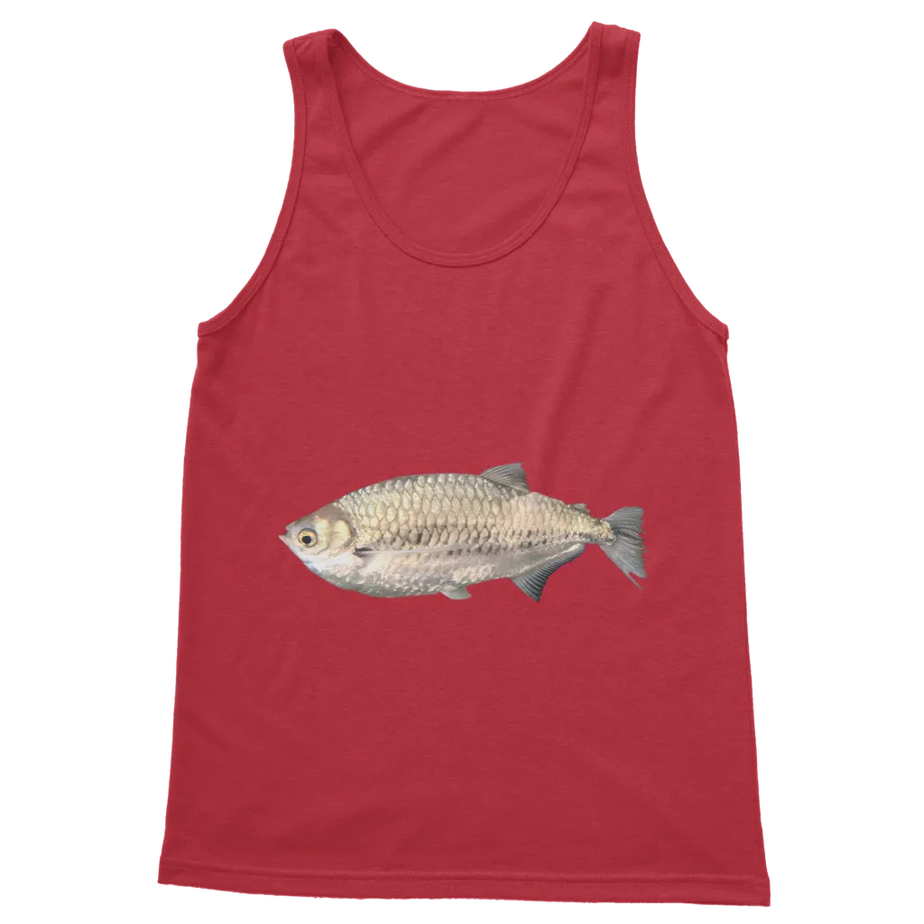 Silver Fish Classic Adult Vest Top