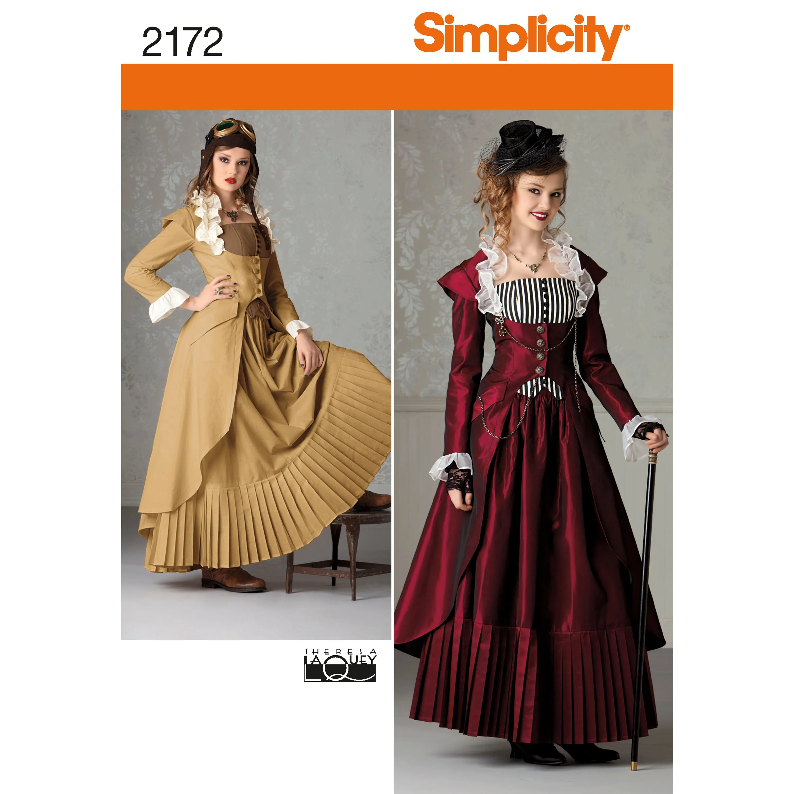 Simplicity Sewing Pattern 2172 Misses' Steampunk Costume