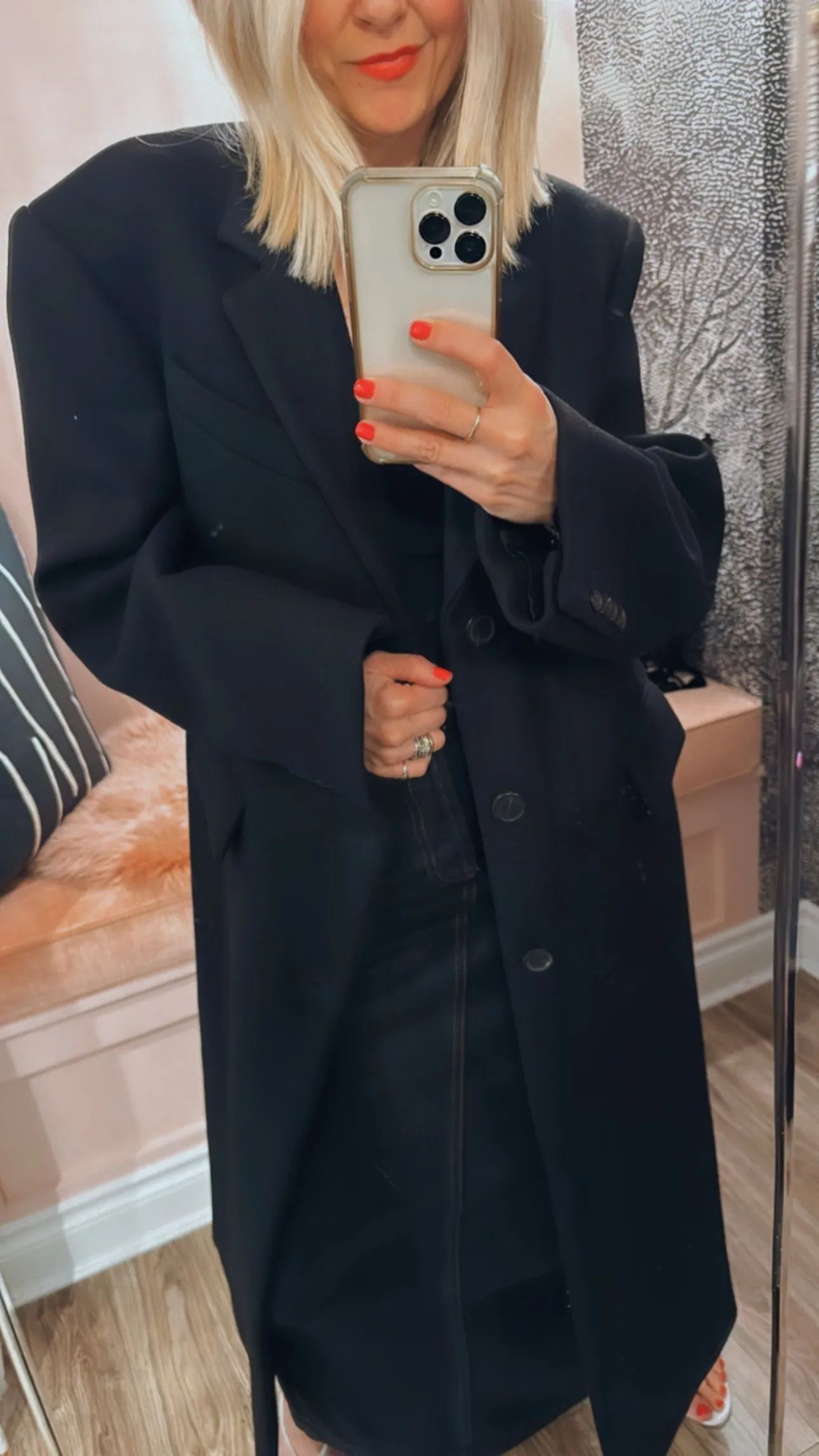 Single Breasted Wool Coat