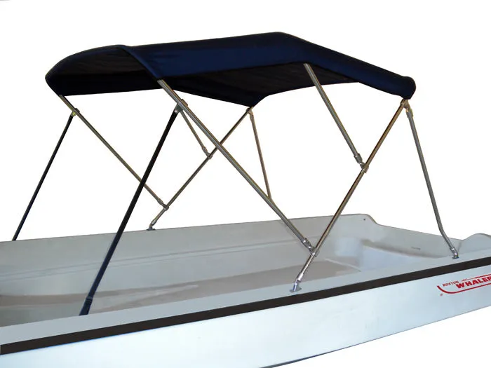 Stainless Bimini Top - Fits Boston Whaler 13, 15, 17 Classics And 130 Sport