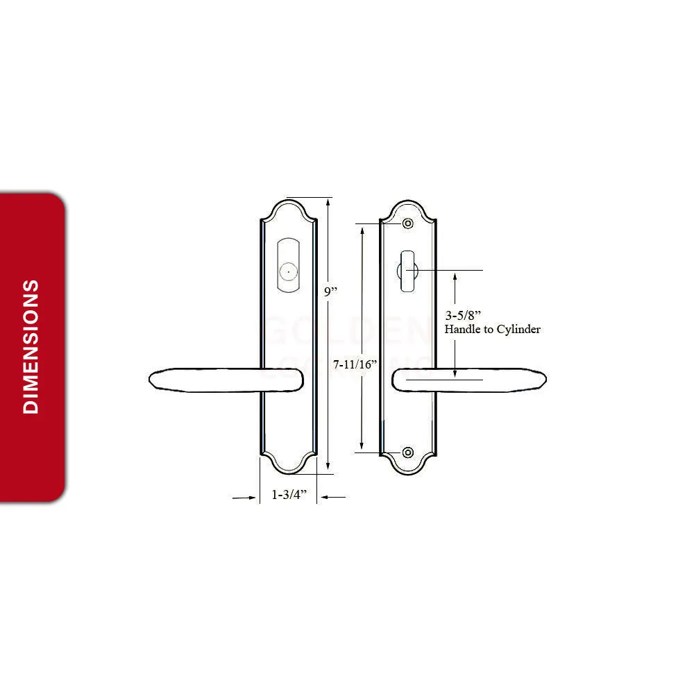 Torino In Active Handle Set 854-16104