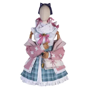 Virtual YouTuber Nijisanji Ethyria Millie Parfait Last Zuttomo Winter Outfit Cosplay Costume