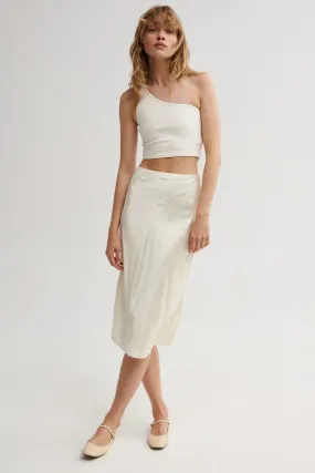 Viscose skirt / 07 / 05 / cream white