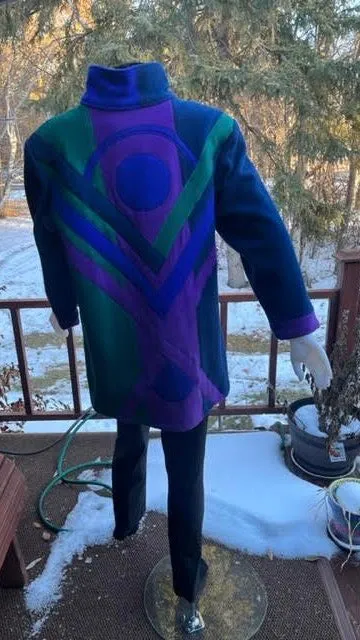 VISION IN NAVY, GREEN, PURPLE PARKA