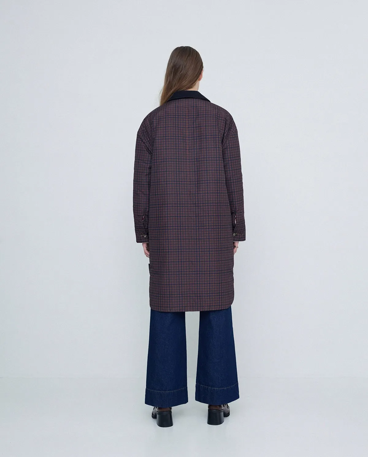 Water Repellent Padded Midi Coat by YERSE