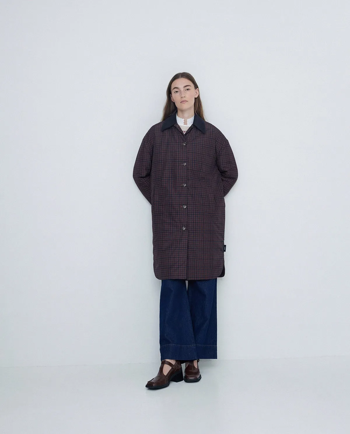 Water Repellent Padded Midi Coat by YERSE