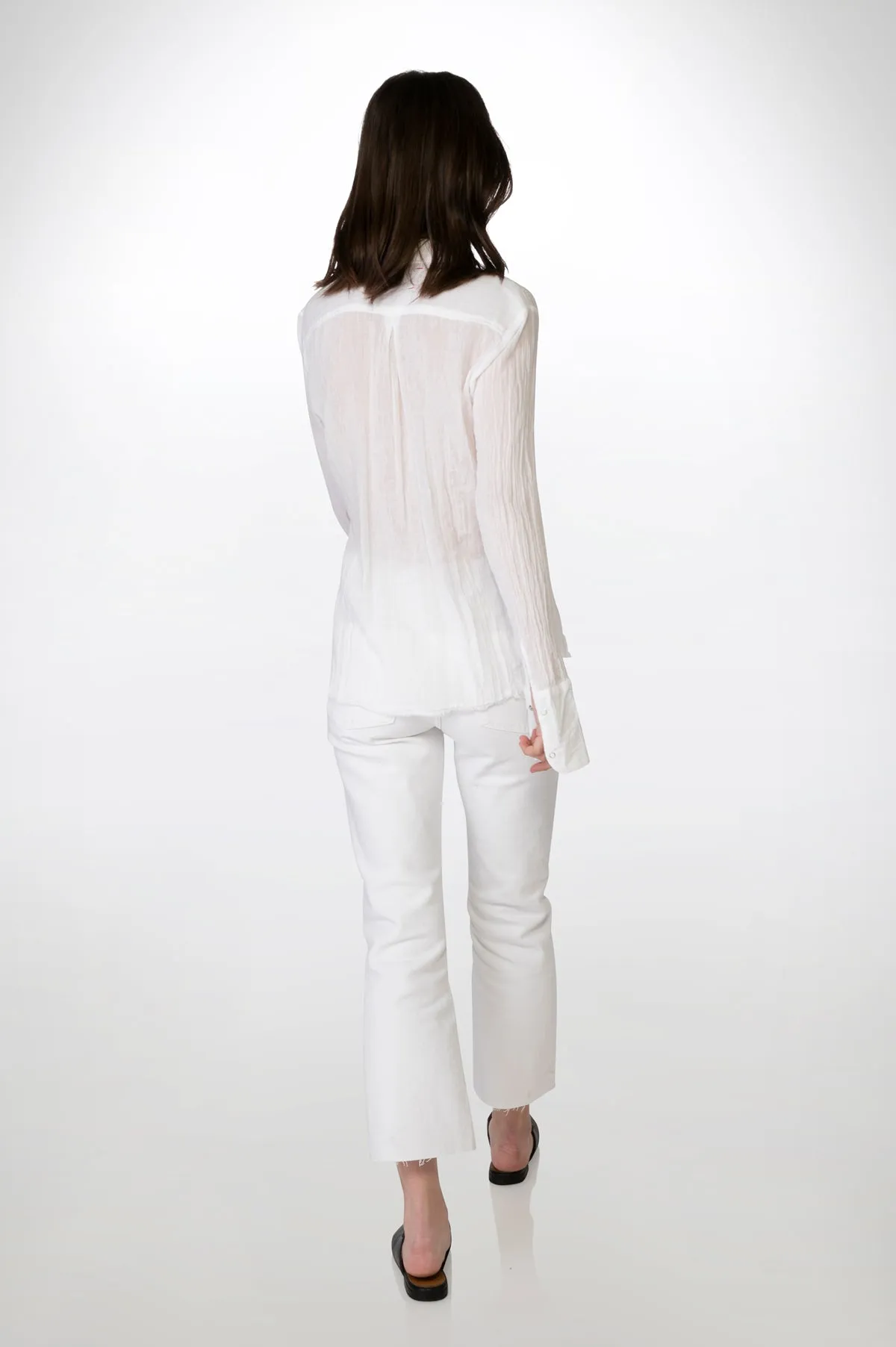 White Classic Gauze Shirt