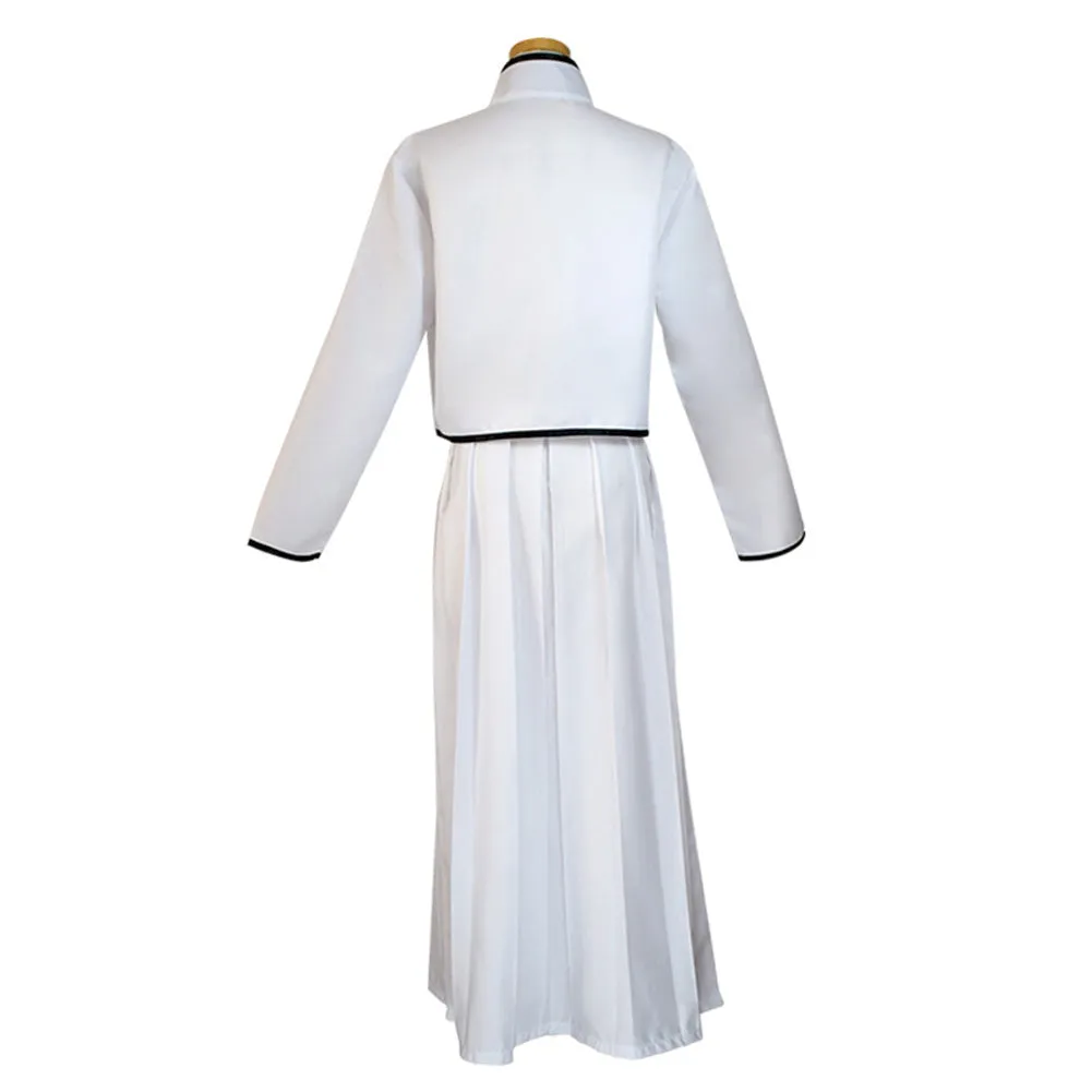 Woman White Coat Skirt Belt Outfits Halloween Cosplay Costume