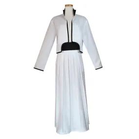 Woman White Coat Skirt Belt Outfits Halloween Cosplay Costume